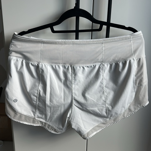 Lululemon white shorts, size 10 - Picture 2 of 6